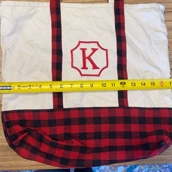 Buffalo Plaid Tote Bag - Picture 2 of 8